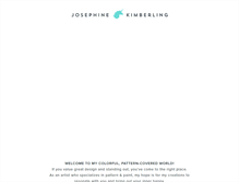 Tablet Screenshot of josephinekimberling.com
